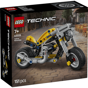 Lego Technic Motorcycle in Yellow